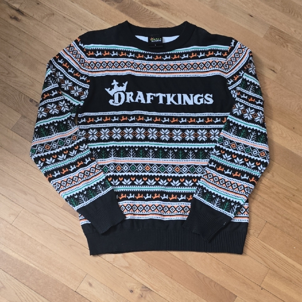 NWOT Draft Kings Ugly Sweater